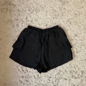 Black shorts size small